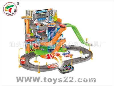 批發(fā)DIY益智玩具 P2688D軌道停車場(chǎng) 激發(fā)創(chuàng)造力與無限樂趣